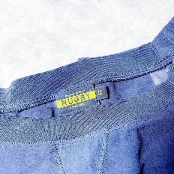 Ralph Lauren Rugby See Through Long Sleeve Crewneck SZ S - Picture 5 of 7